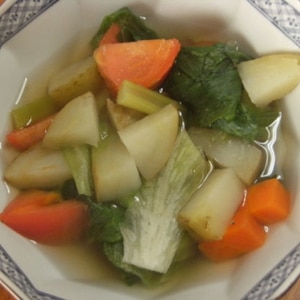 体温を上げる！食べる和風スープ